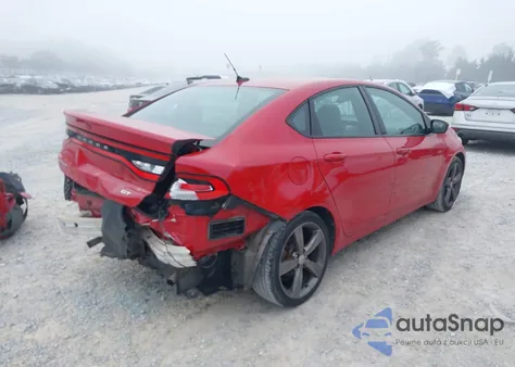 2015 Dodge Dart Gt z USA, uszkodzony, nr VIN 1C3CDFEB9FD165386